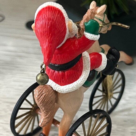 Hallmark Vintage Bundle Wonderful Santacycle Horse Tricycle 1988 Uncle Sam 1996 - Picture 7 of 14